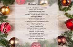 Funeral Christmas Time Poems