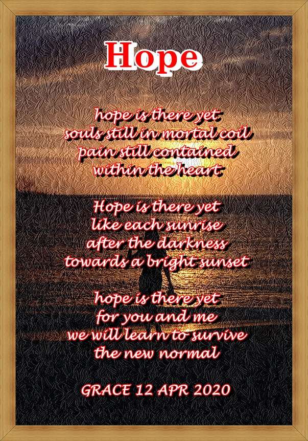 Rhyming Poem Of Hope For The Future