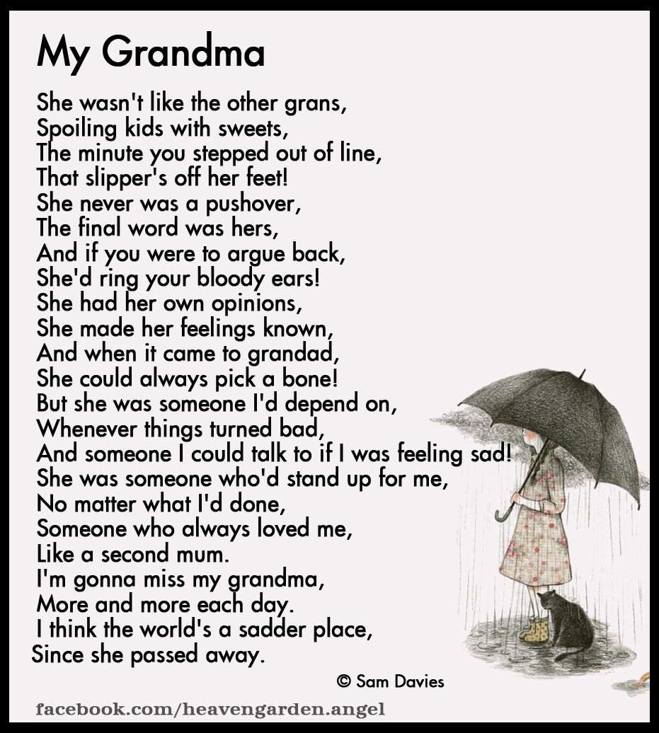 Grandma Passing Poems