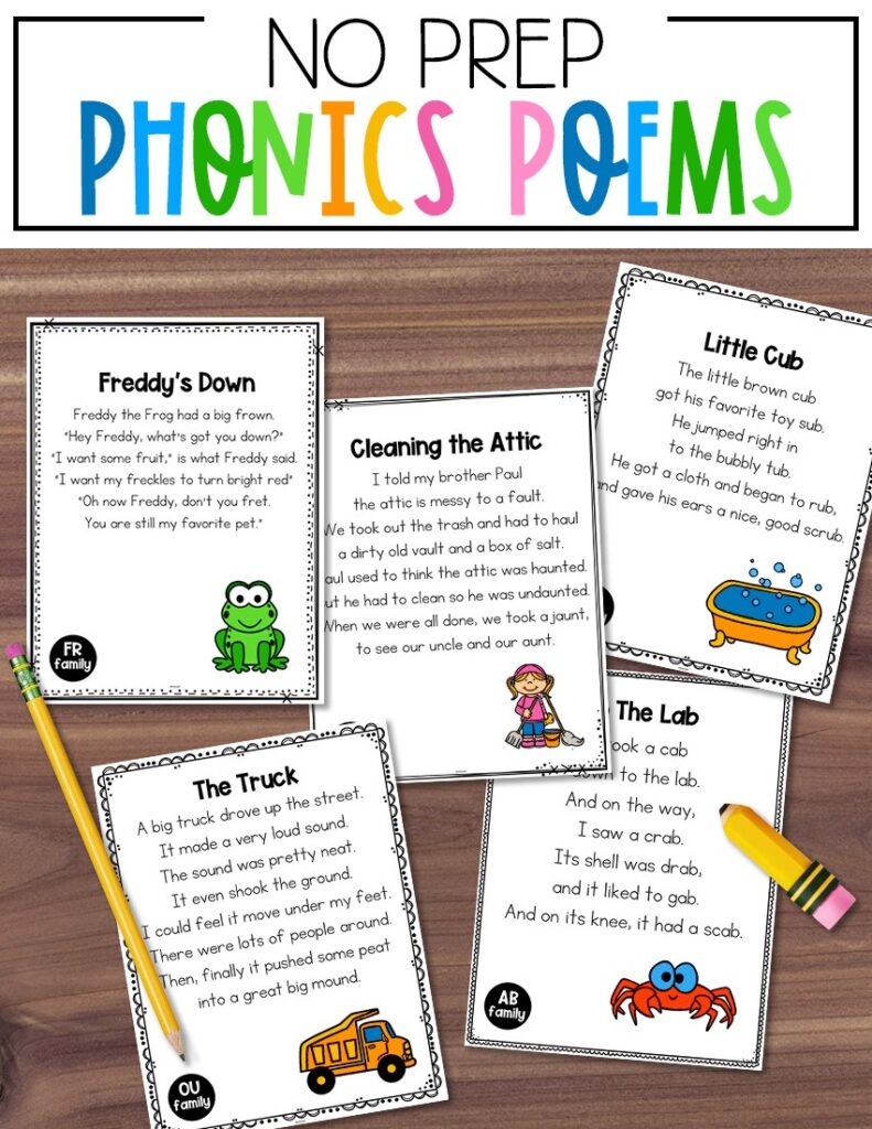 Poem Activities For Elementary Students