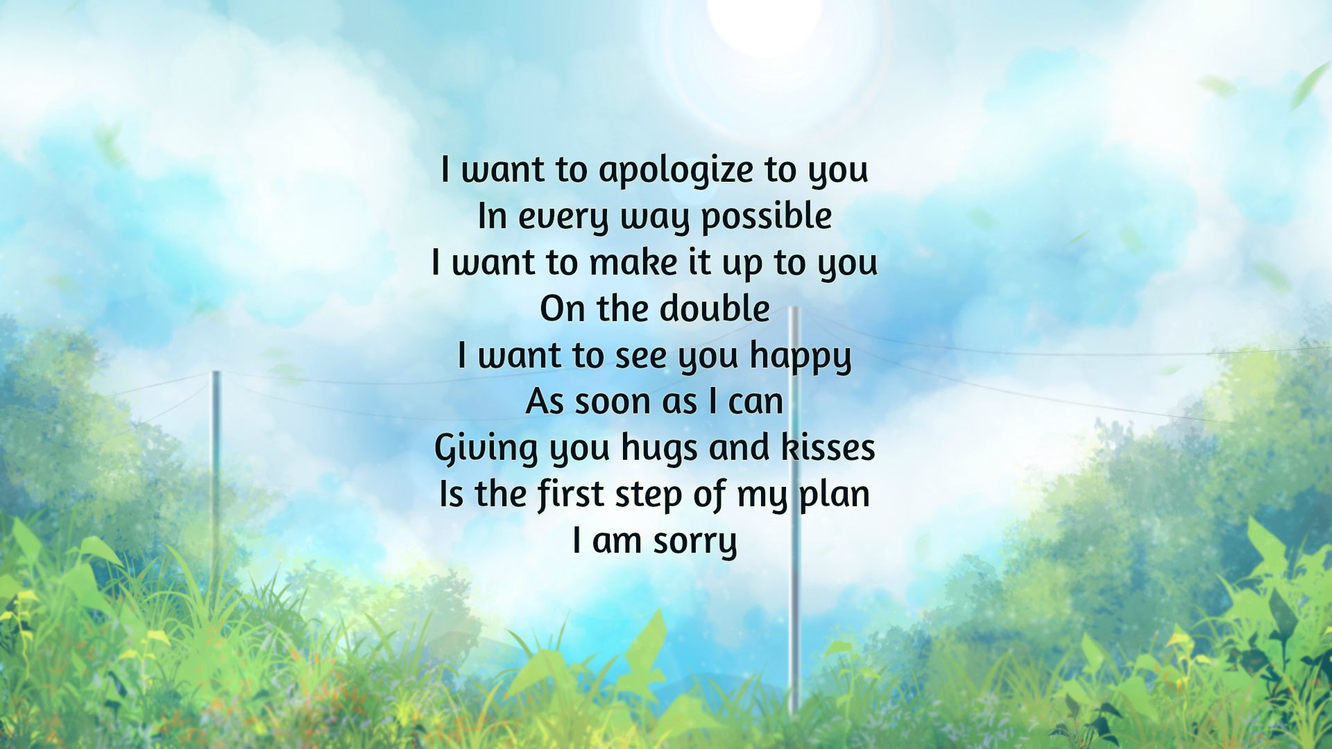 Apology Poems For Him