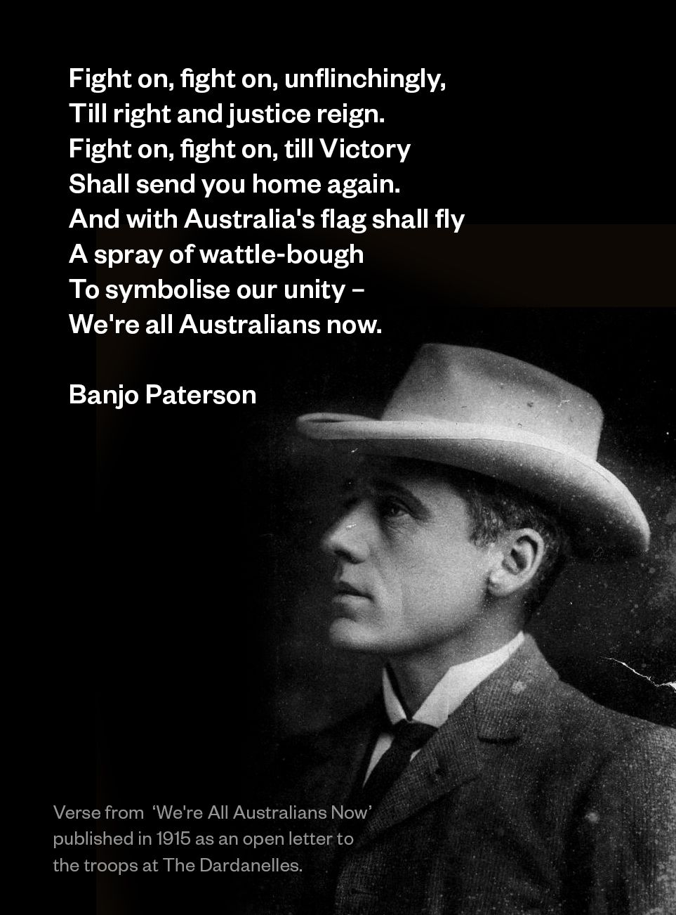 Short Inspirational Banjo Paterson Poem The Man From Snowy River
